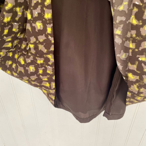 NWT Baraschi by Anthropologie Storm of Shapes Dress in Mocha and Sunshine - 6 - Picture 7 of 13
